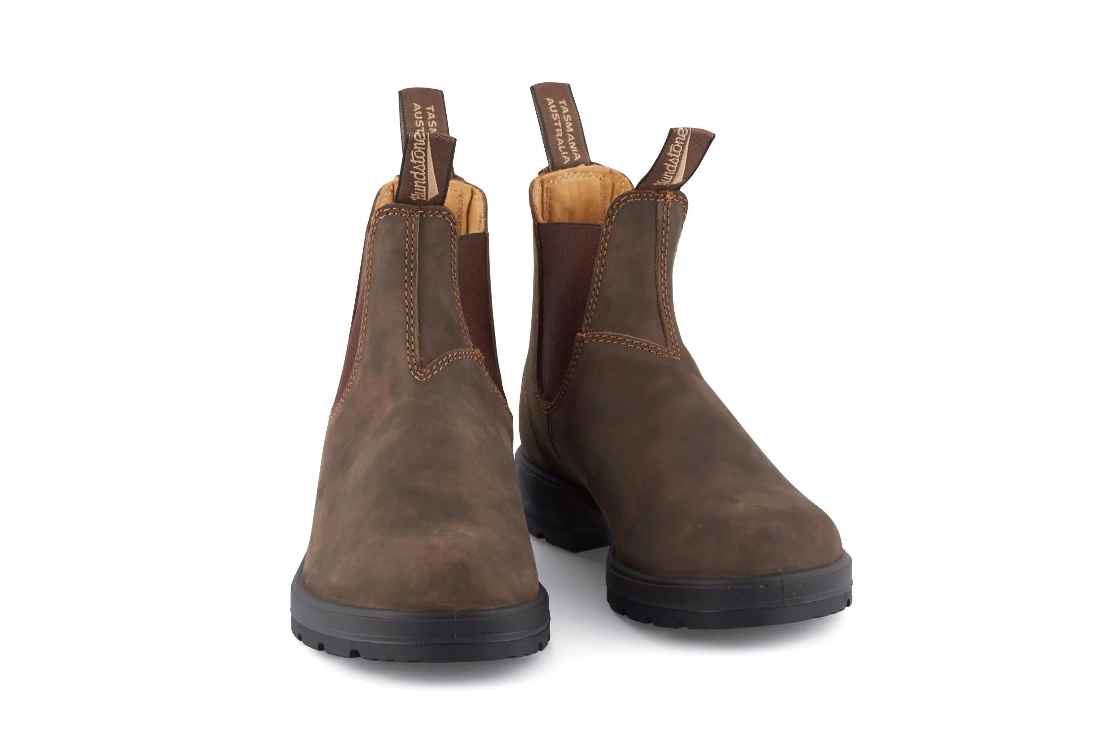 585 Rustic Brown Leather Boots