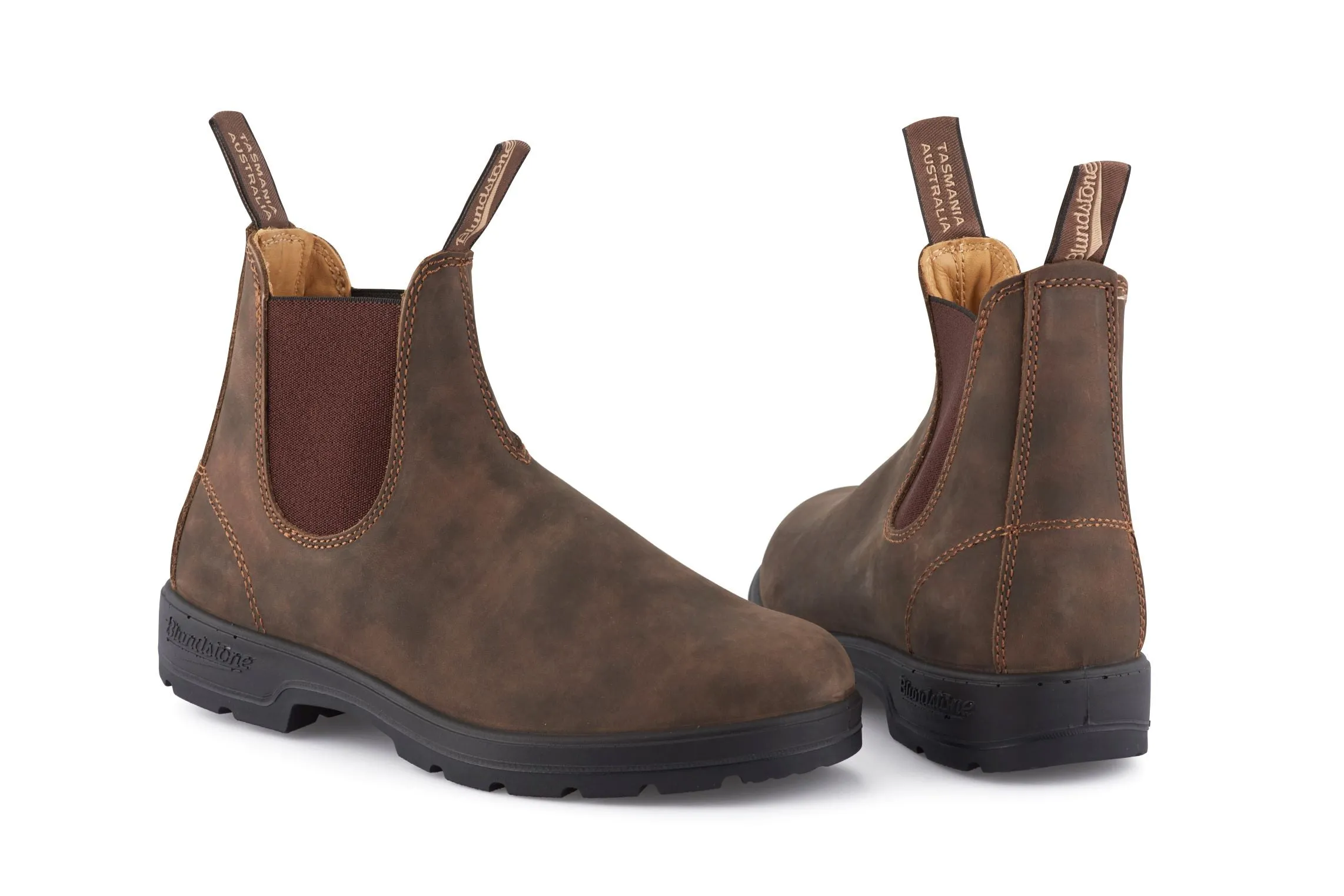 585 Rustic Brown Leather Boots