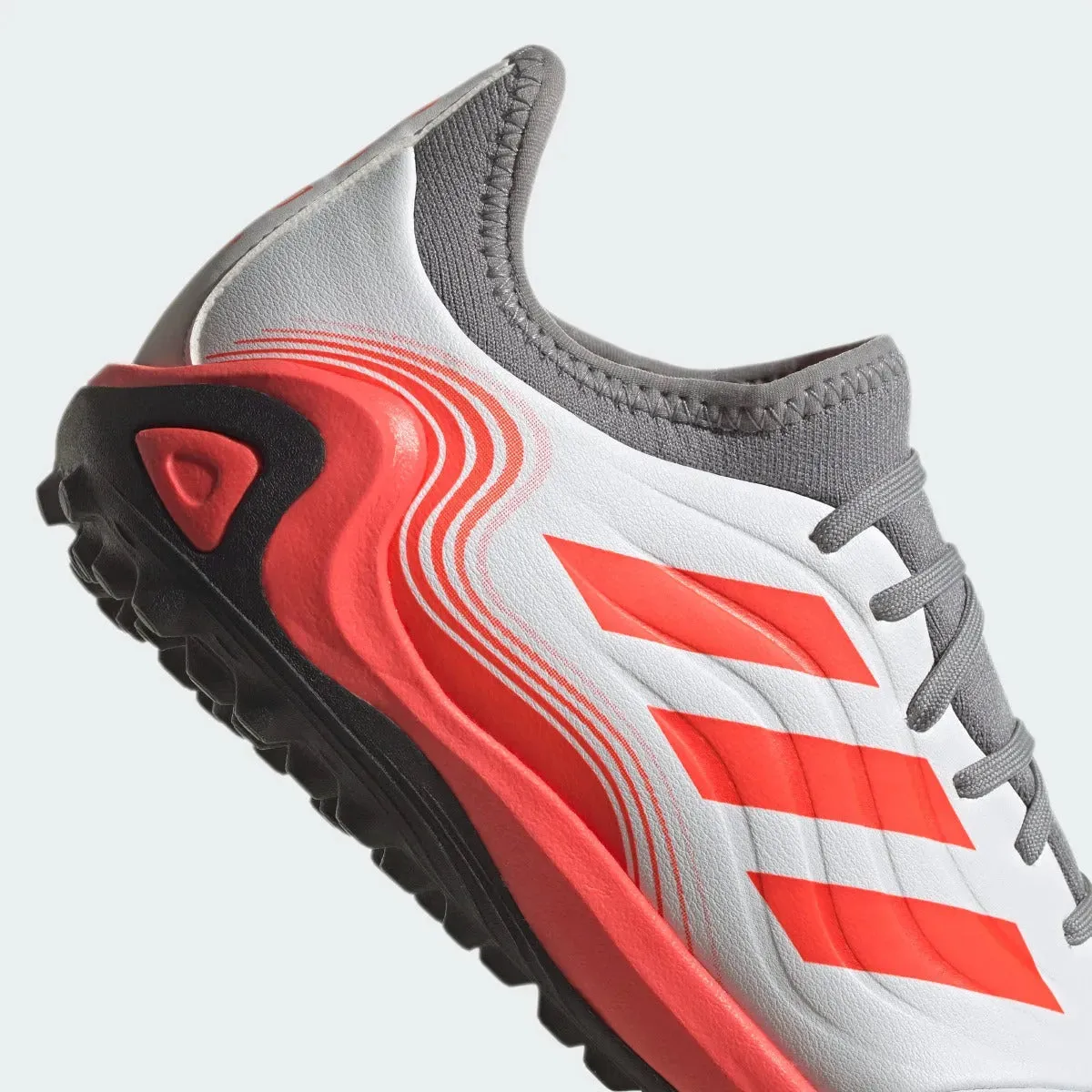 Adidas Copa Sense .3 TF - White-Grey-Solar Red