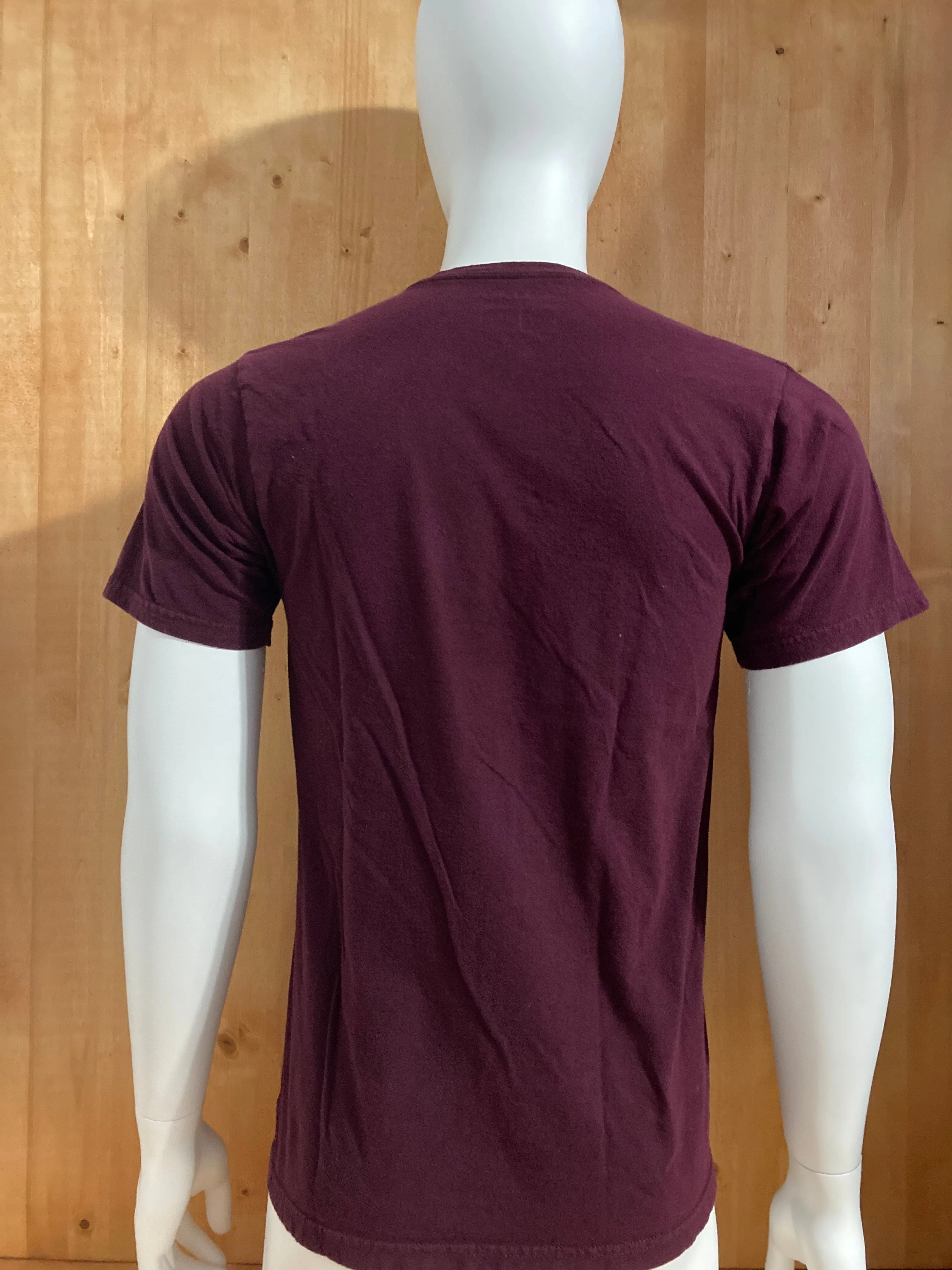ADIDAS "COLORADO RAPIDS" 1996 SOCCER THE GO TO TEE Graphic Print Adult T-Shirt Tee Shirt M MD Medium Maroon Shirt