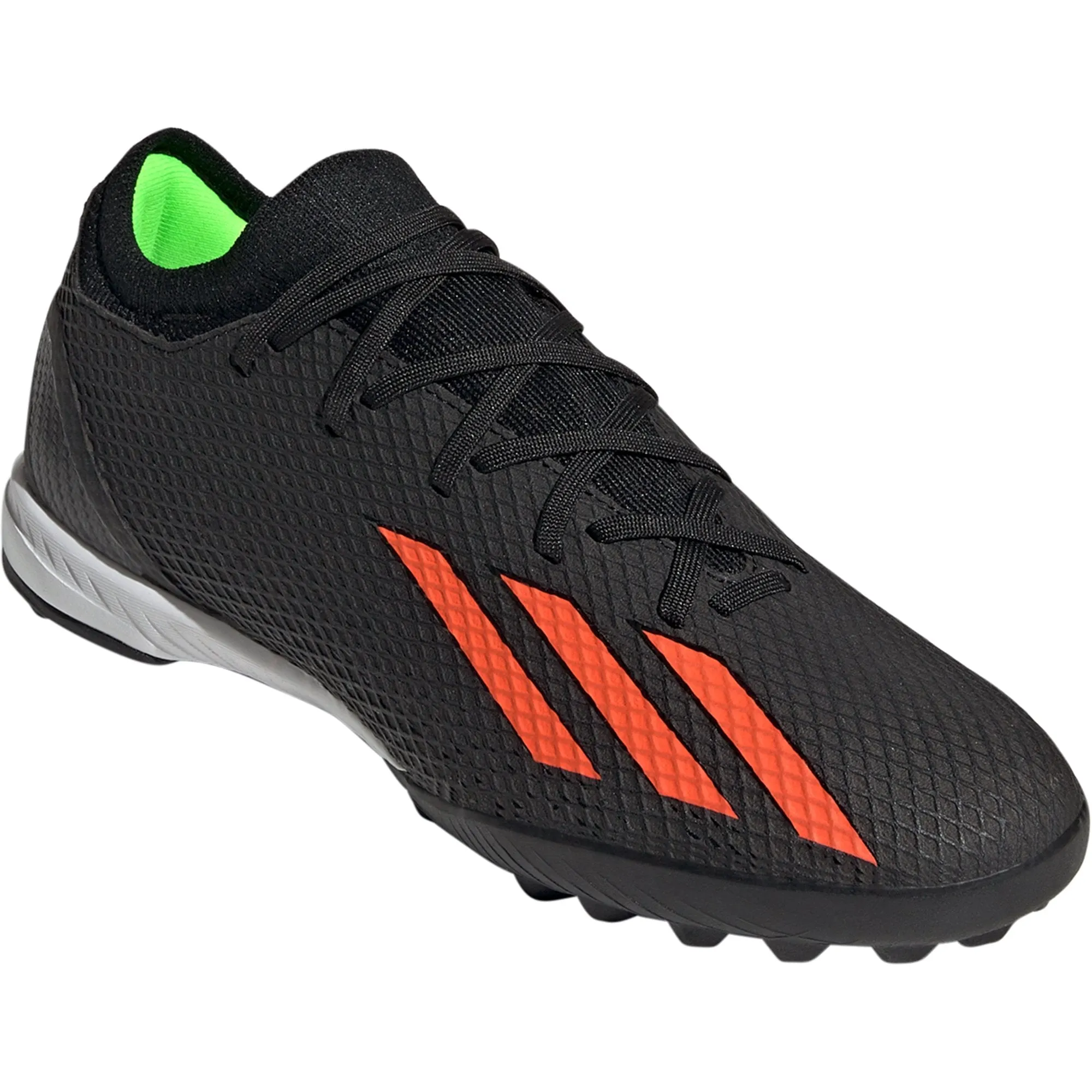 adidas X Speedportal.3 TF Artificial Turf Soccer Shoe - Core Black/Solar Red/Solar Green
