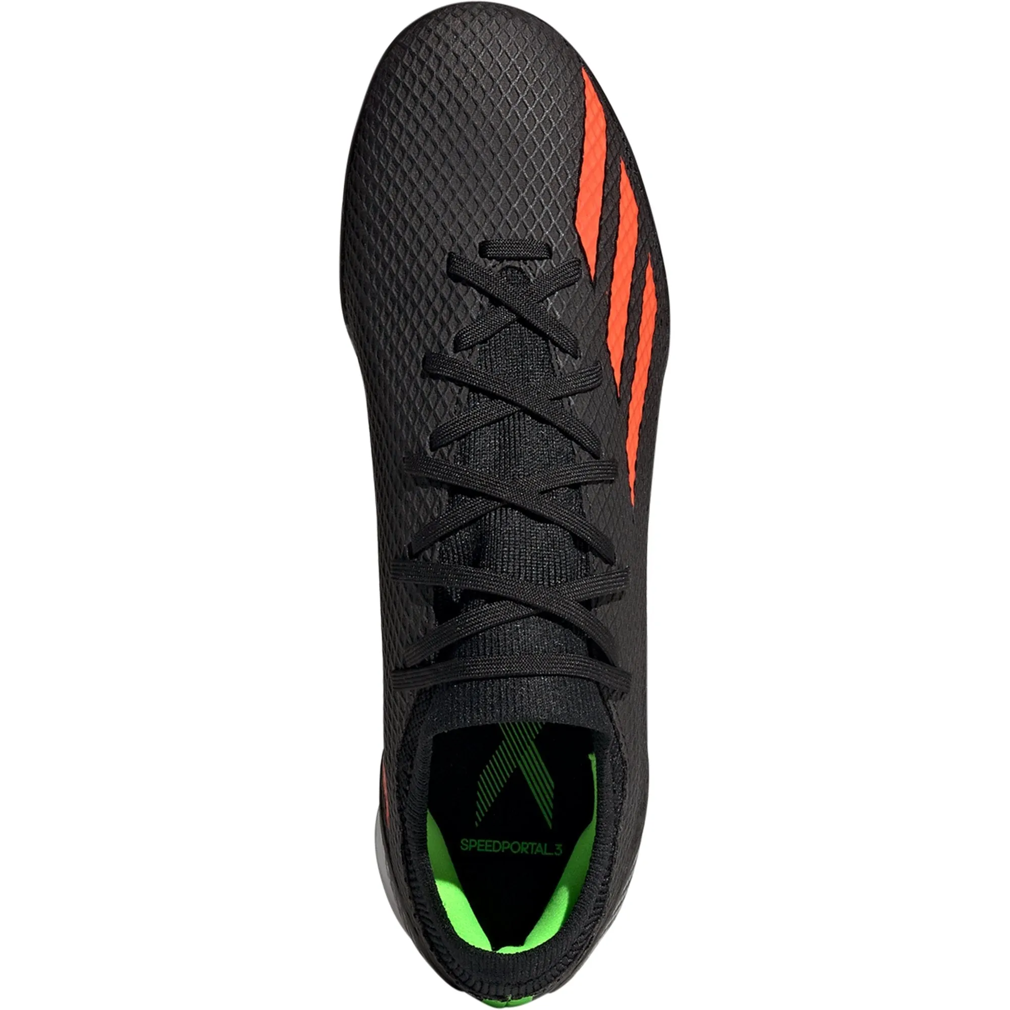 adidas X Speedportal.3 TF Artificial Turf Soccer Shoe - Core Black/Solar Red/Solar Green