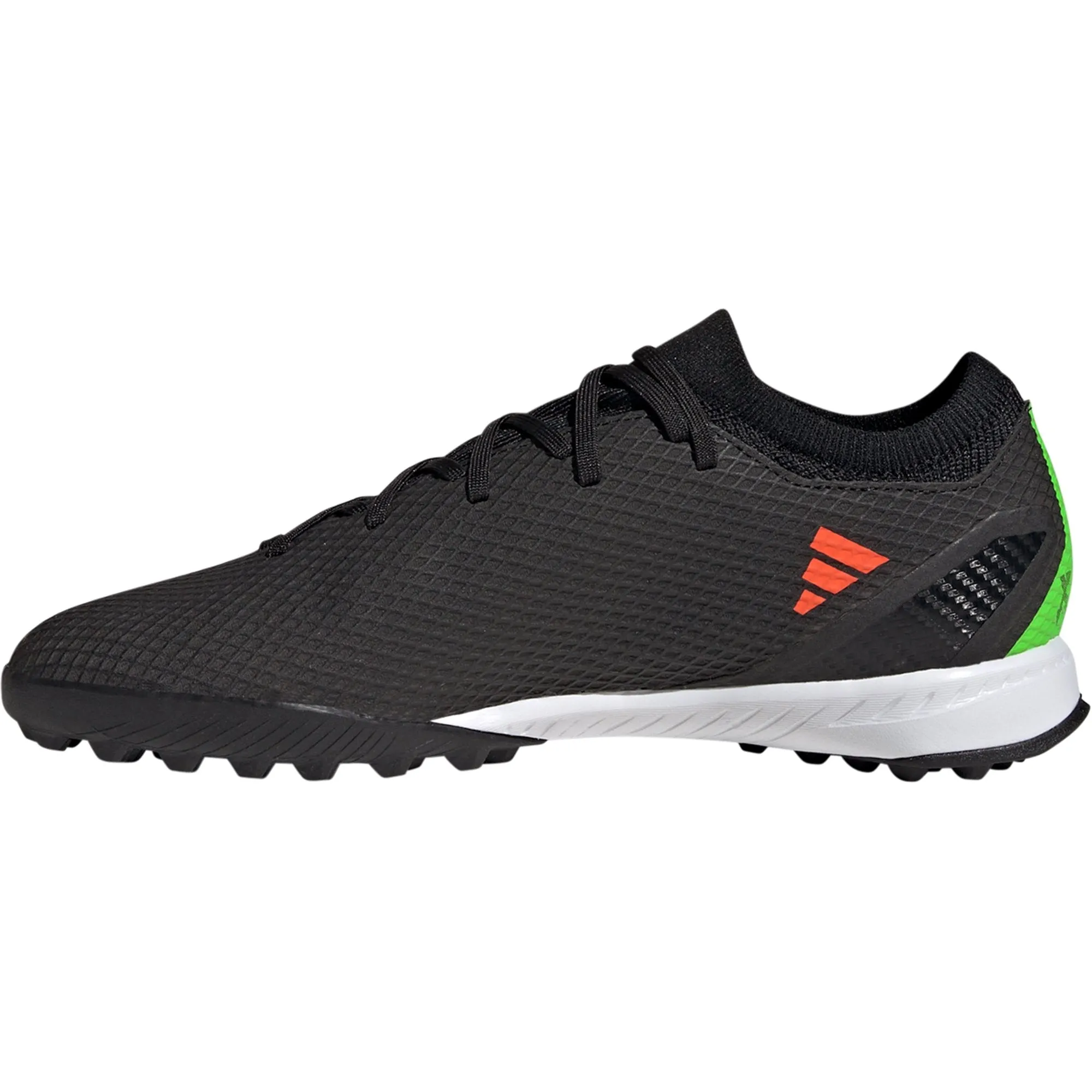 adidas X Speedportal.3 TF Artificial Turf Soccer Shoe - Core Black/Solar Red/Solar Green