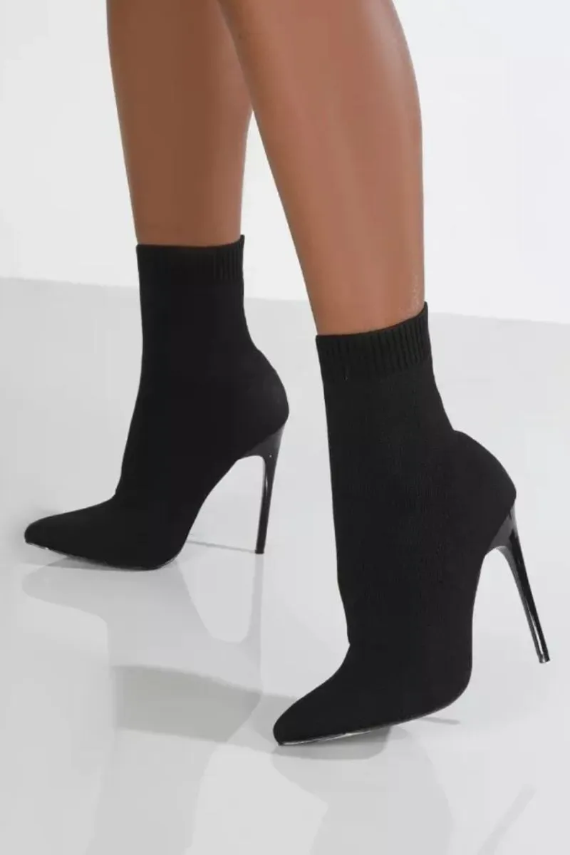 ALLIE SOCK ANKLE BOOTS