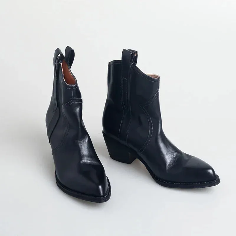 Amar Leather brown Chelsea Ankle Boots