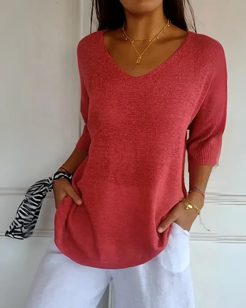 Amélie | Relaxed Knit Pullover