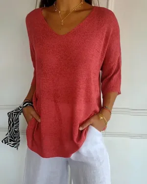 Amélie | Relaxed Knit Pullover