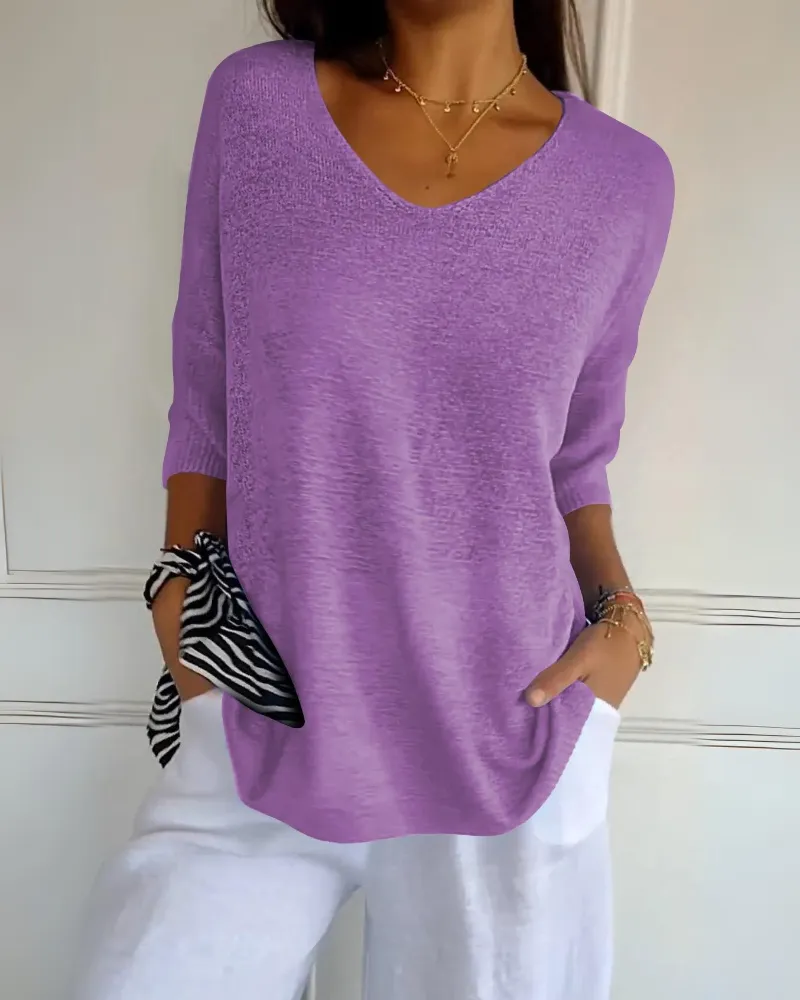 Amélie | Relaxed Knit Pullover