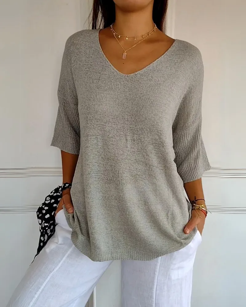 Amélie | Relaxed Knit Pullover