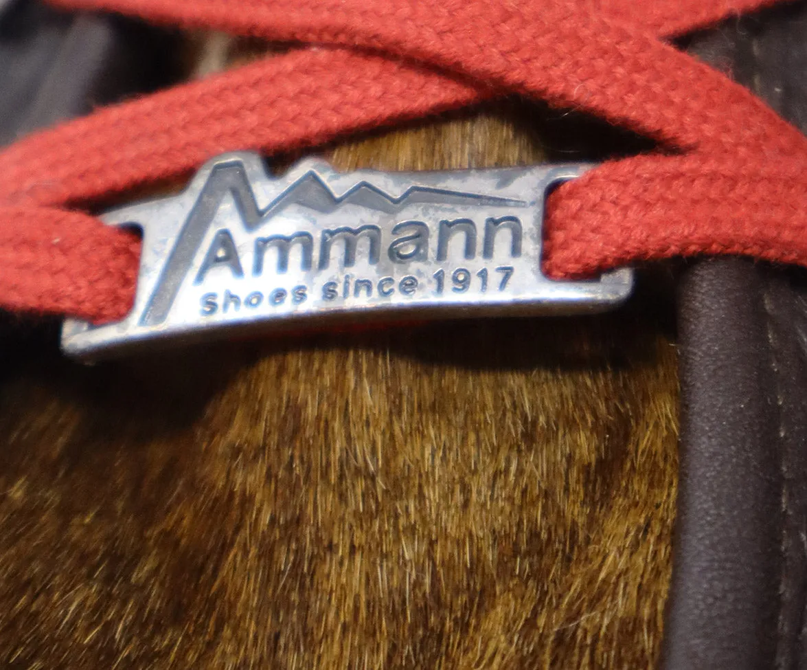 Ammann Brown Leather Calfskin Booties sz 9