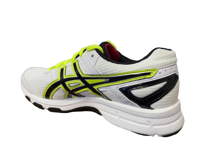 Asics scarpa da corsa da ragazzo Gel Galaxy 8 C520N 0107 bianco giallo nero