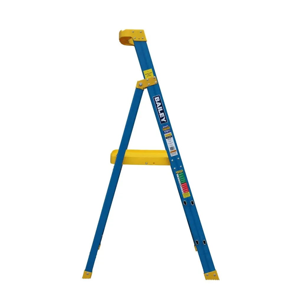 Bailey FS13946 3 Step Pro Fibreglass Punchlock Platform Ladder