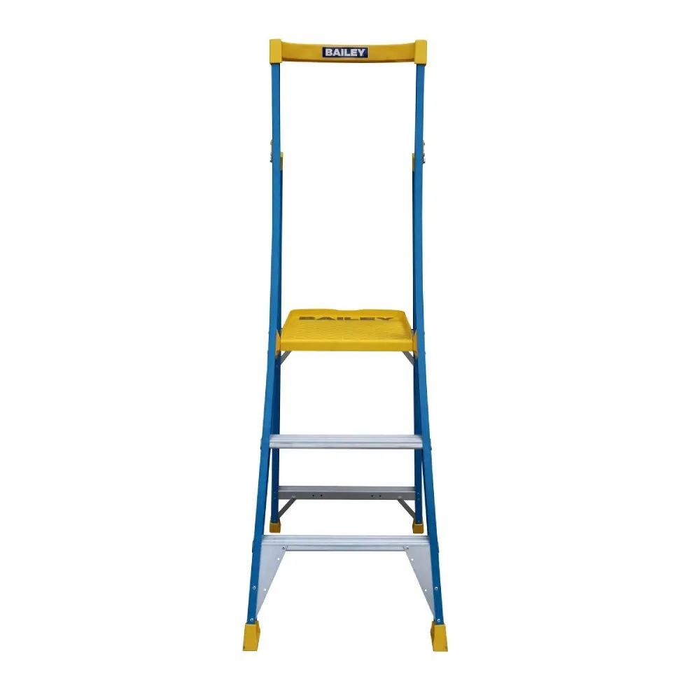 Bailey FS13946 3 Step Pro Fibreglass Punchlock Platform Ladder