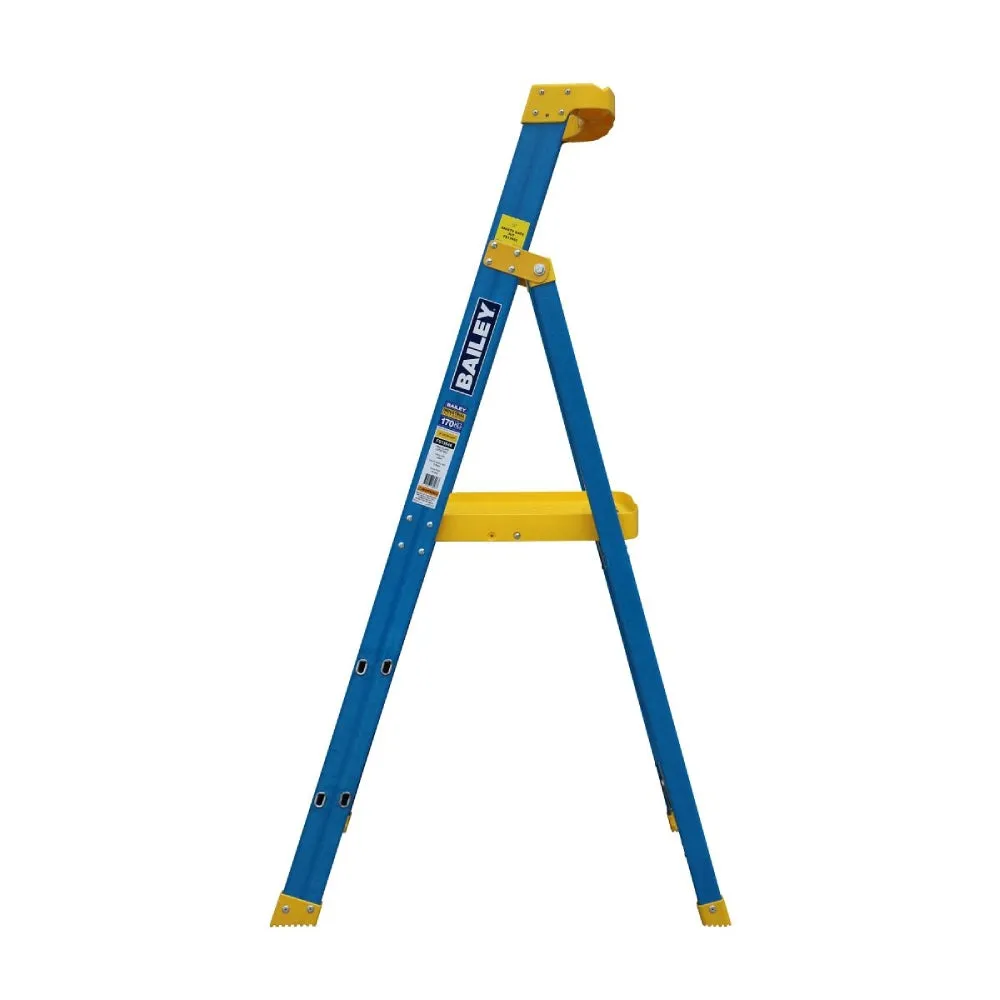 Bailey FS13946 3 Step Pro Fibreglass Punchlock Platform Ladder