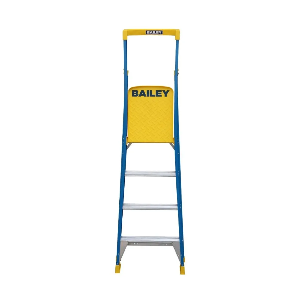 Bailey FS13947 4 Step Pro Fibreglass Punchlock Platform Ladder