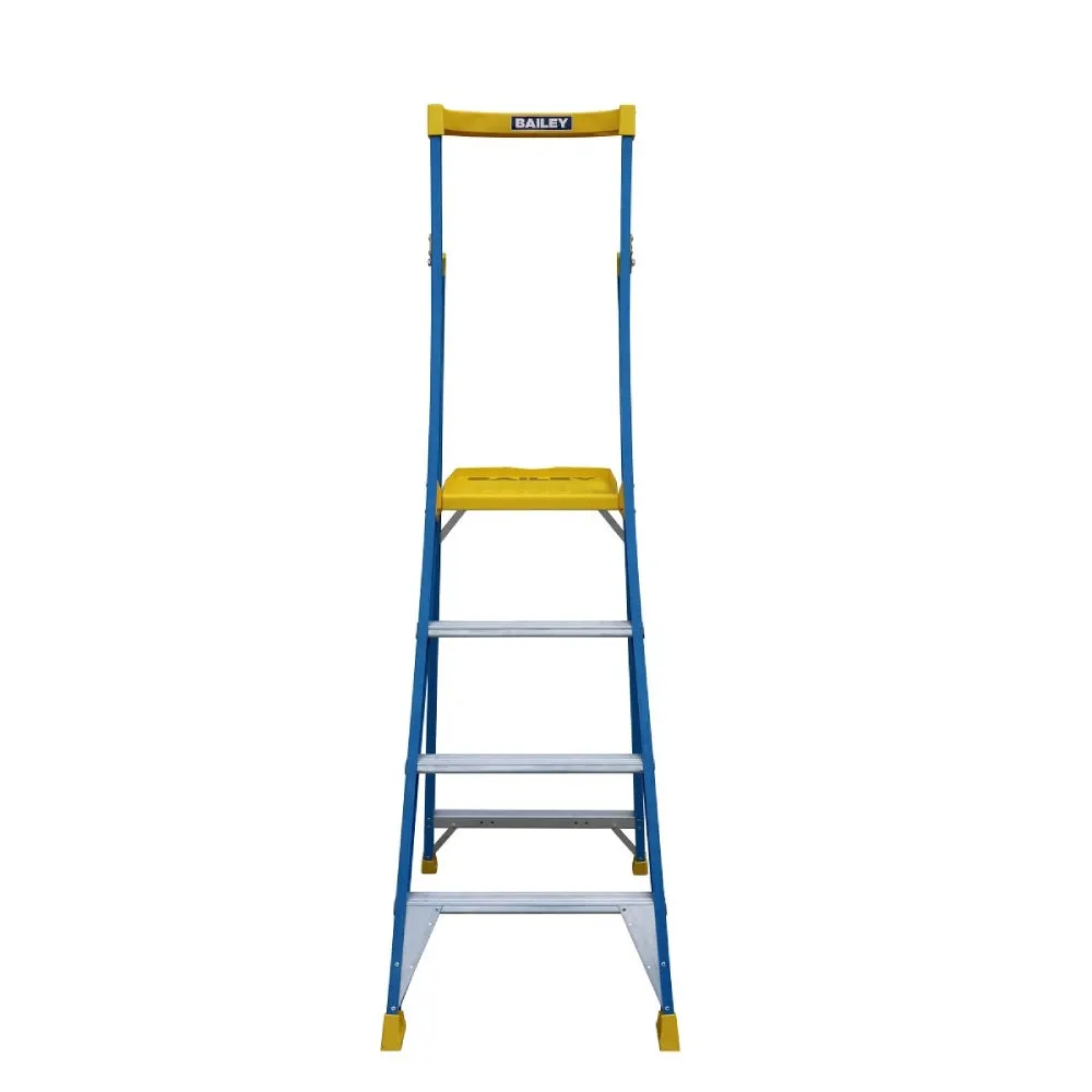 Bailey FS13947 4 Step Pro Fibreglass Punchlock Platform Ladder