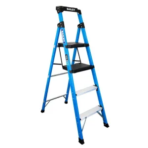 Bailey FS14043 135kg 4 Step Fibreglass Industrial Twin Platform Ladder