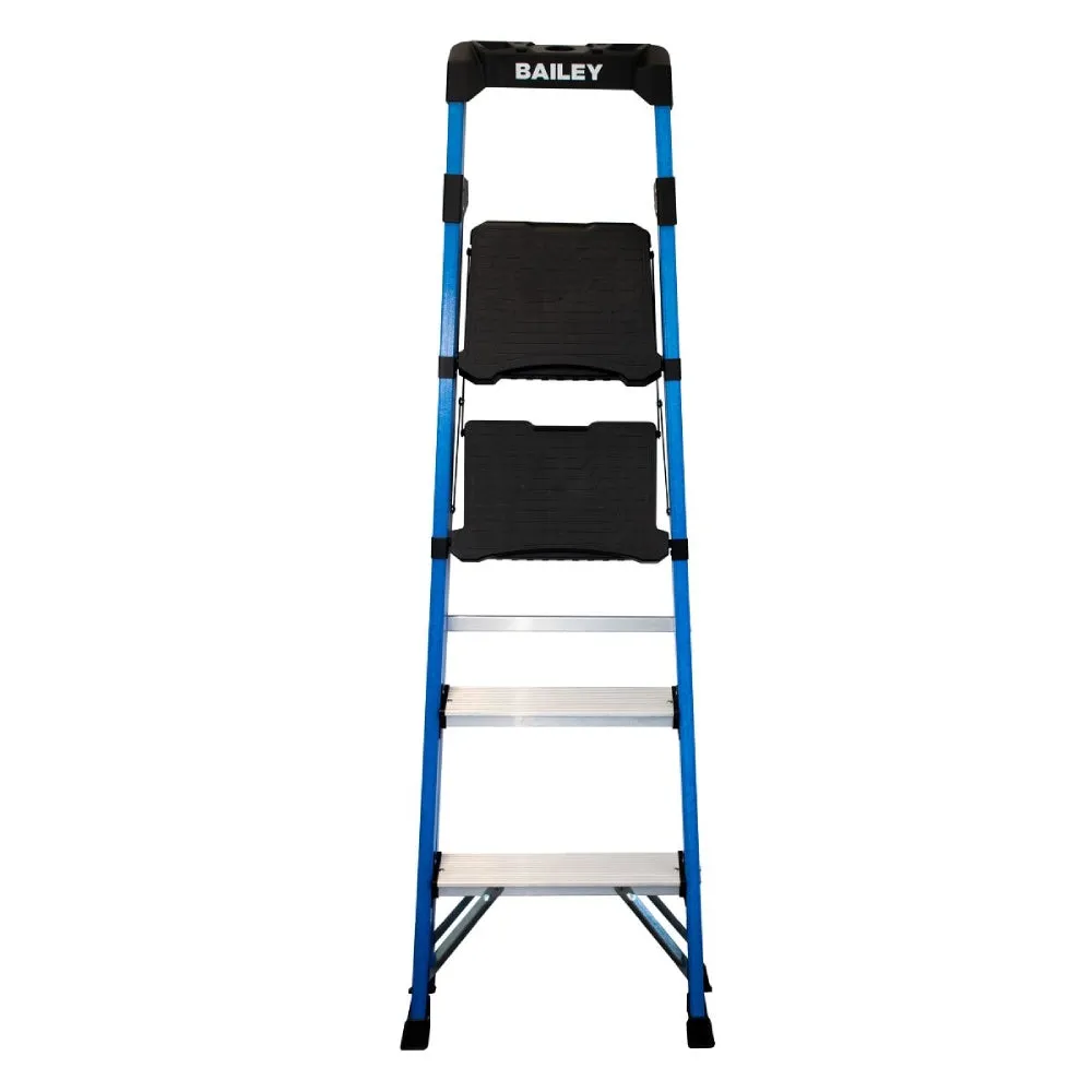 Bailey FS14043 135kg 4 Step Fibreglass Industrial Twin Platform Ladder