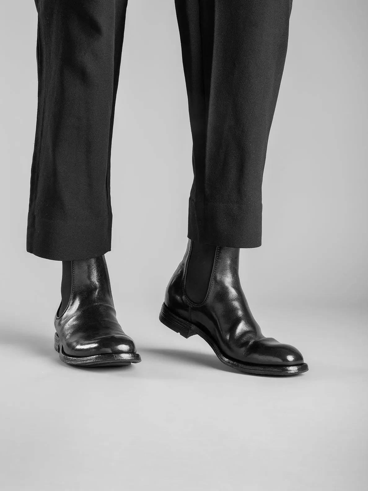 BALANCE 008 - Brown Leather Chelsea Boots