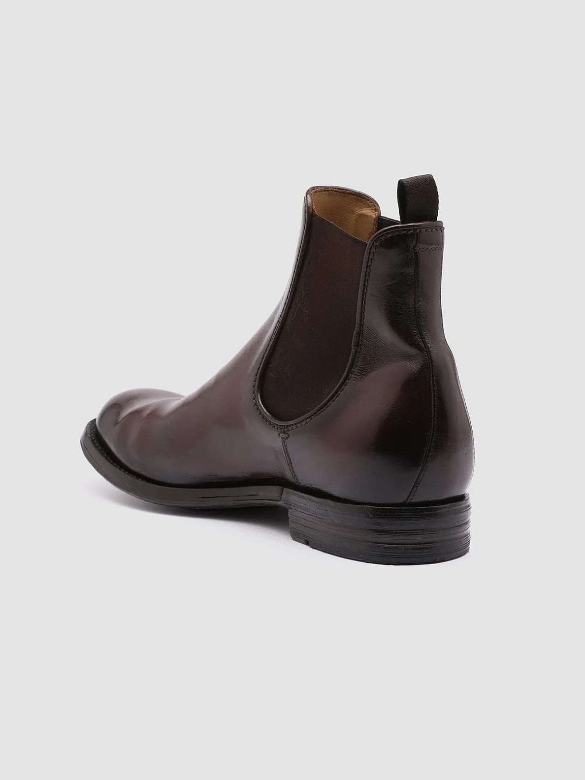 BALANCE 008 - Brown Leather Chelsea Boots
