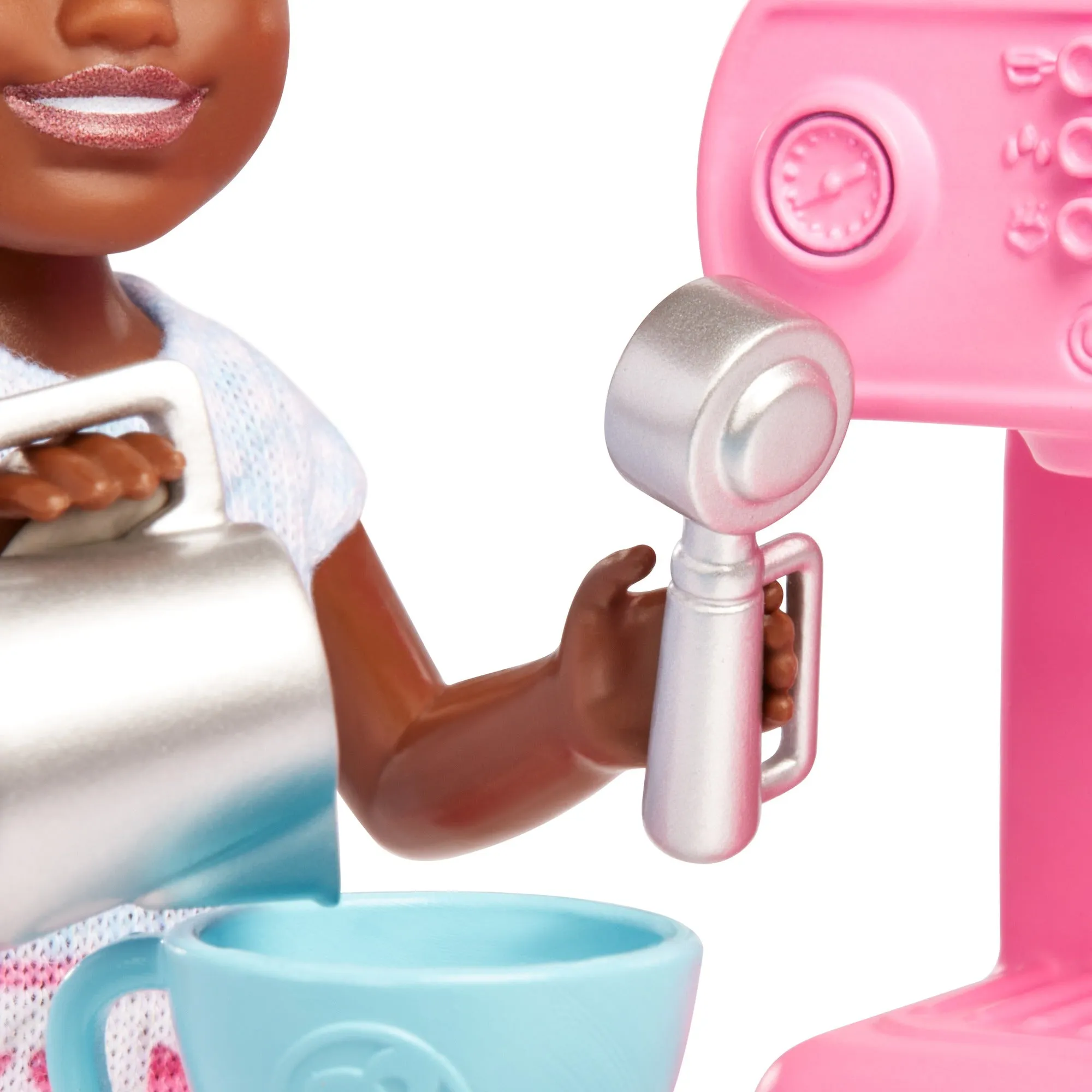 Barbie Chelsea Doll and Accessories Barista Set for Kids Ages 3 