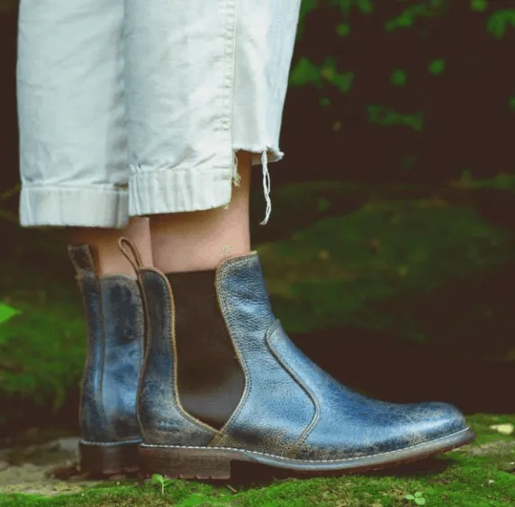 Bed Stu Women's Nandi Cobalt Lux Shortie Boots F301008-CBLLUX