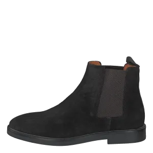 Biachain Leather Chelsea Black