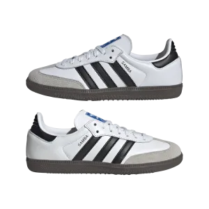 Big Kids' Adidas Samba OG J "White Black Gum"