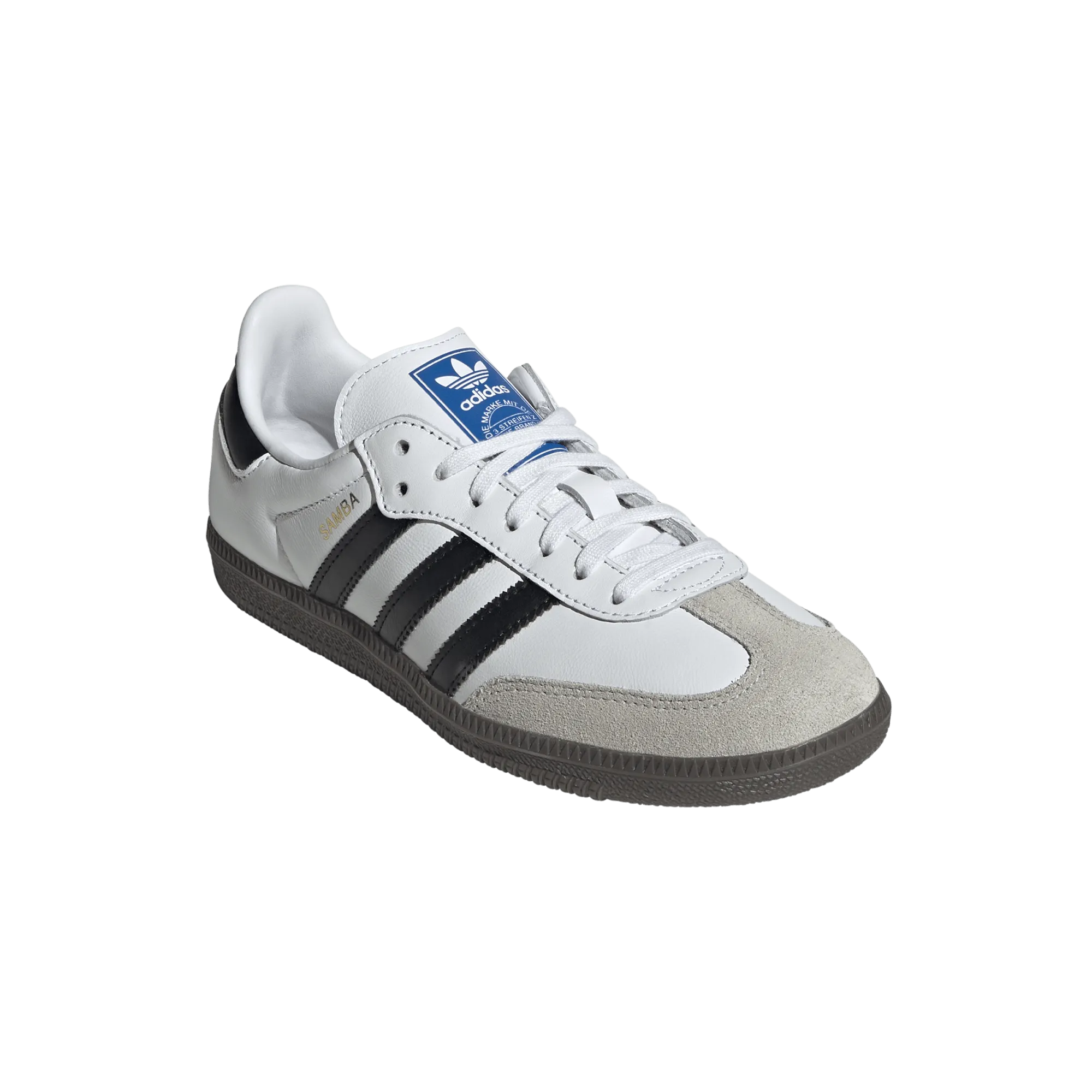 Big Kids' Adidas Samba OG J "White Black Gum"