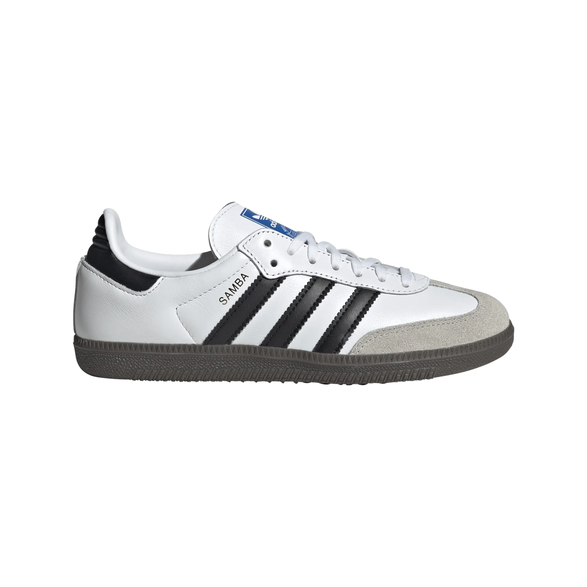 Big Kids' Adidas Samba OG J "White Black Gum"