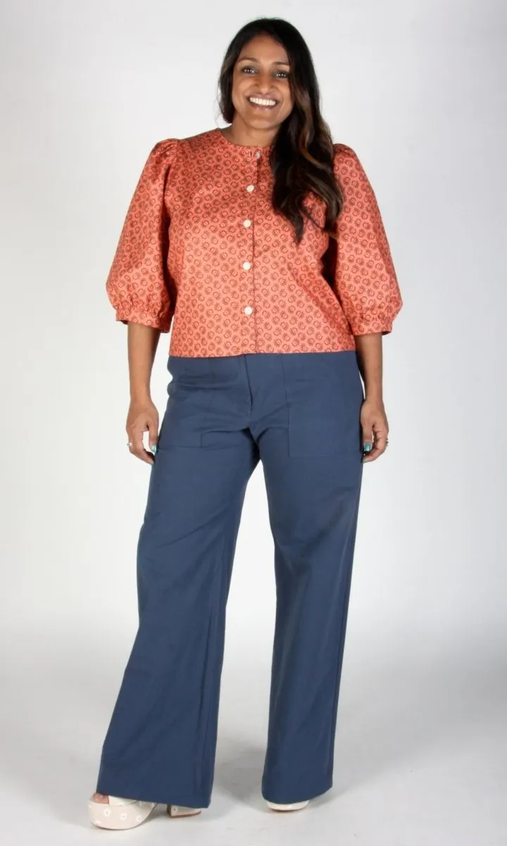 Birds of North America Illadopsis Pants (Navy)