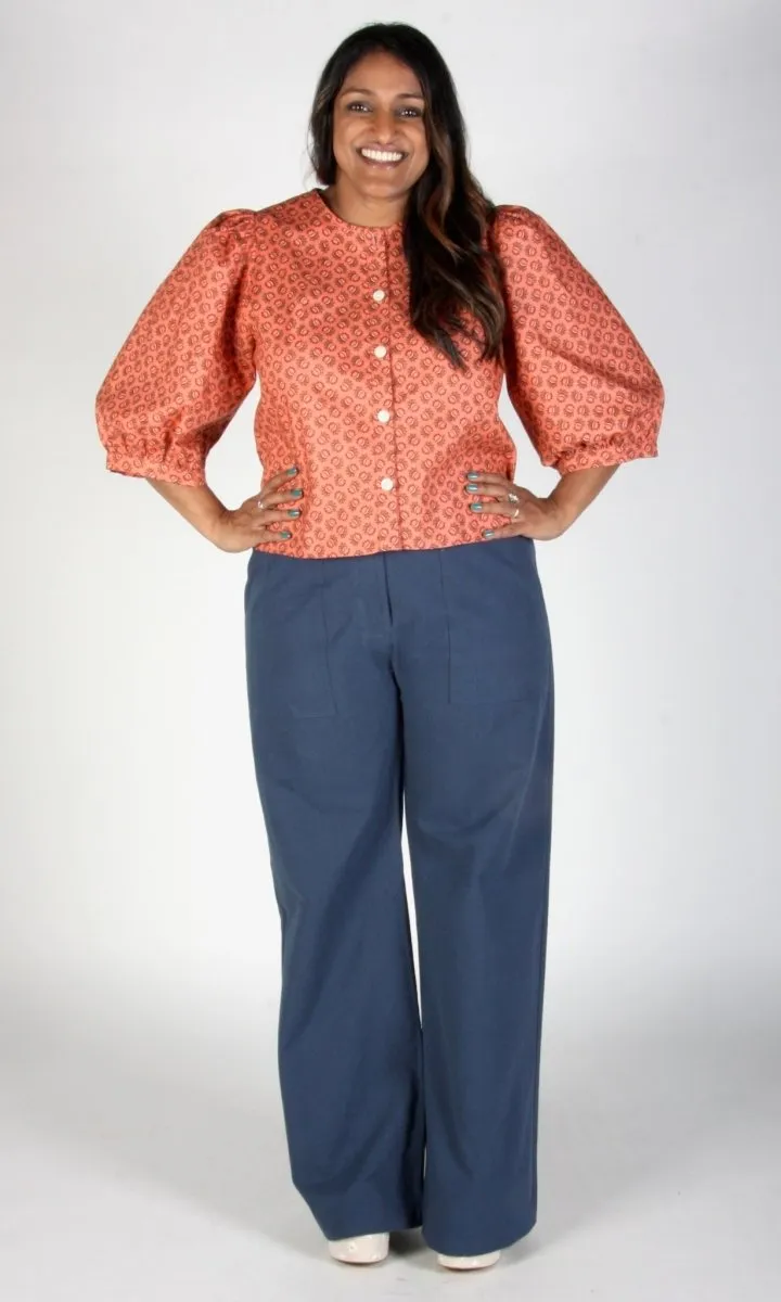 Birds of North America Illadopsis Pants (Navy)
