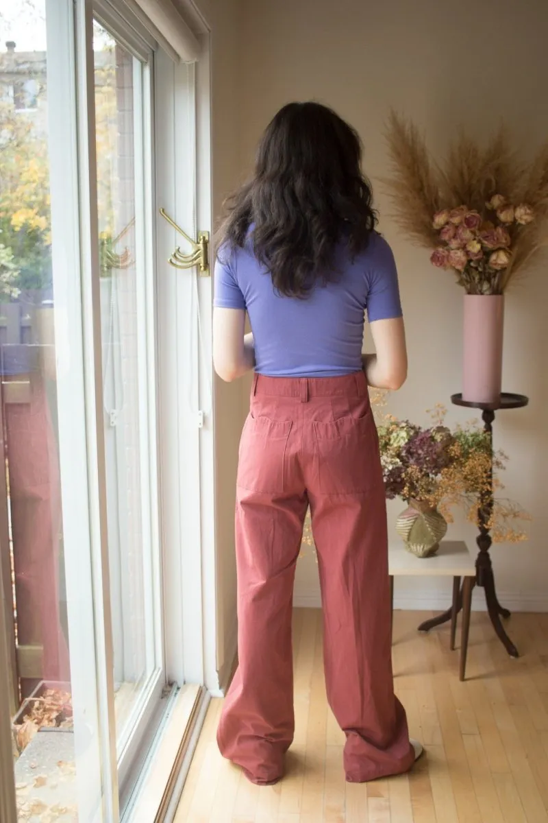 Birds of North America Illadopsis Pants (Rosewood)