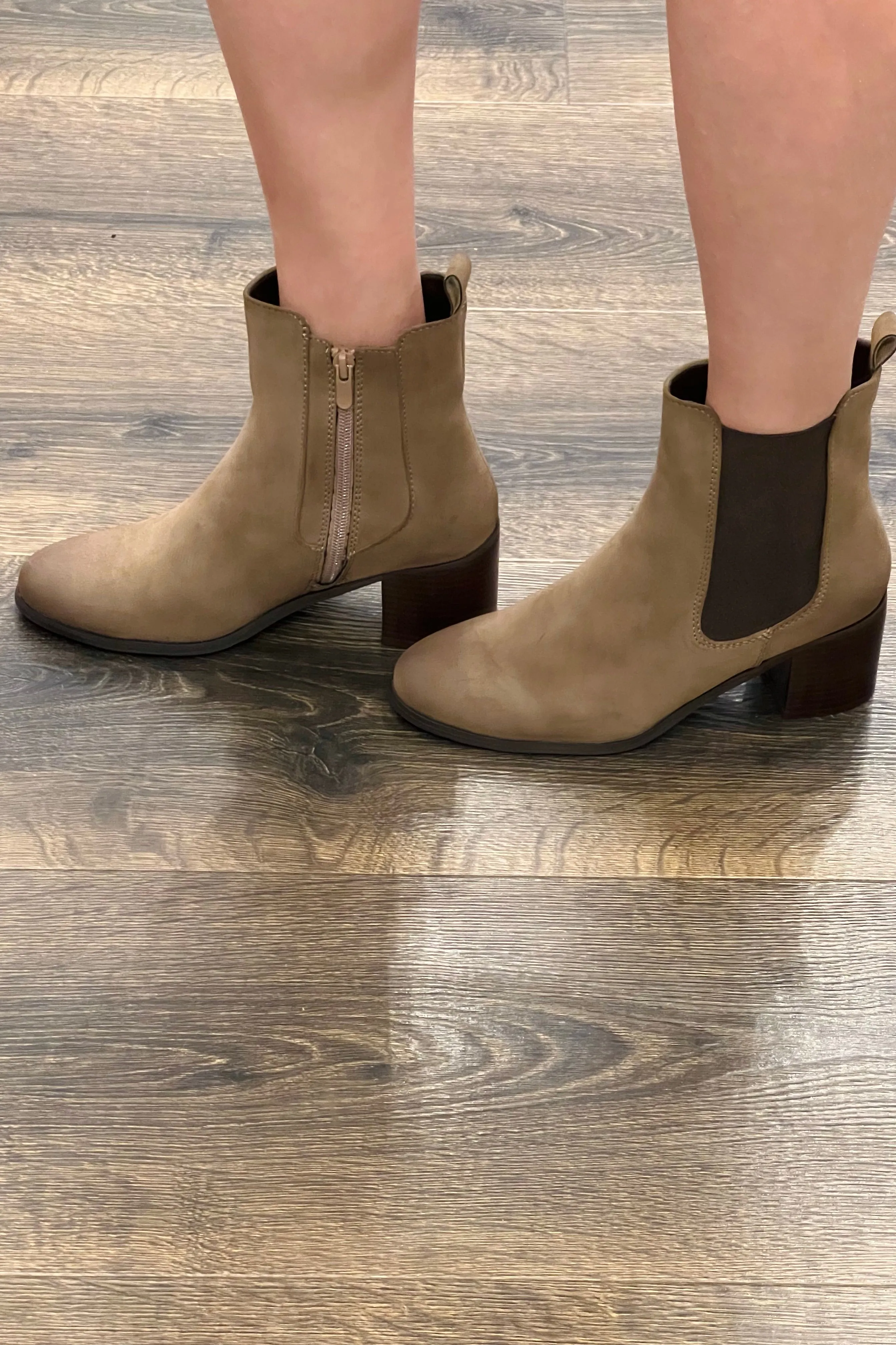 Block Heel Chelsea Boots