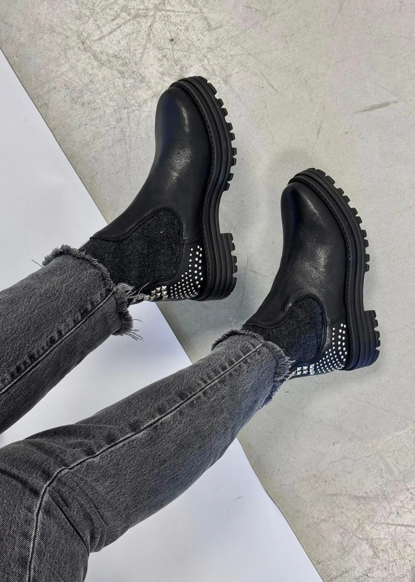 Bottines Minka Design Hassan Noir