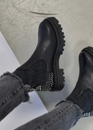 Bottines Minka Design Hassan Noir