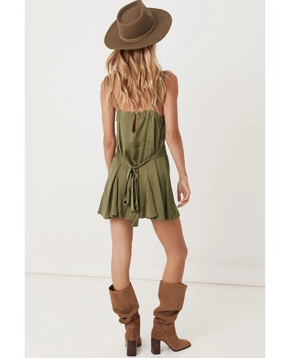 Boudoir Romper Olive