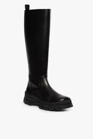 BOW TALL BOOT | BLACK