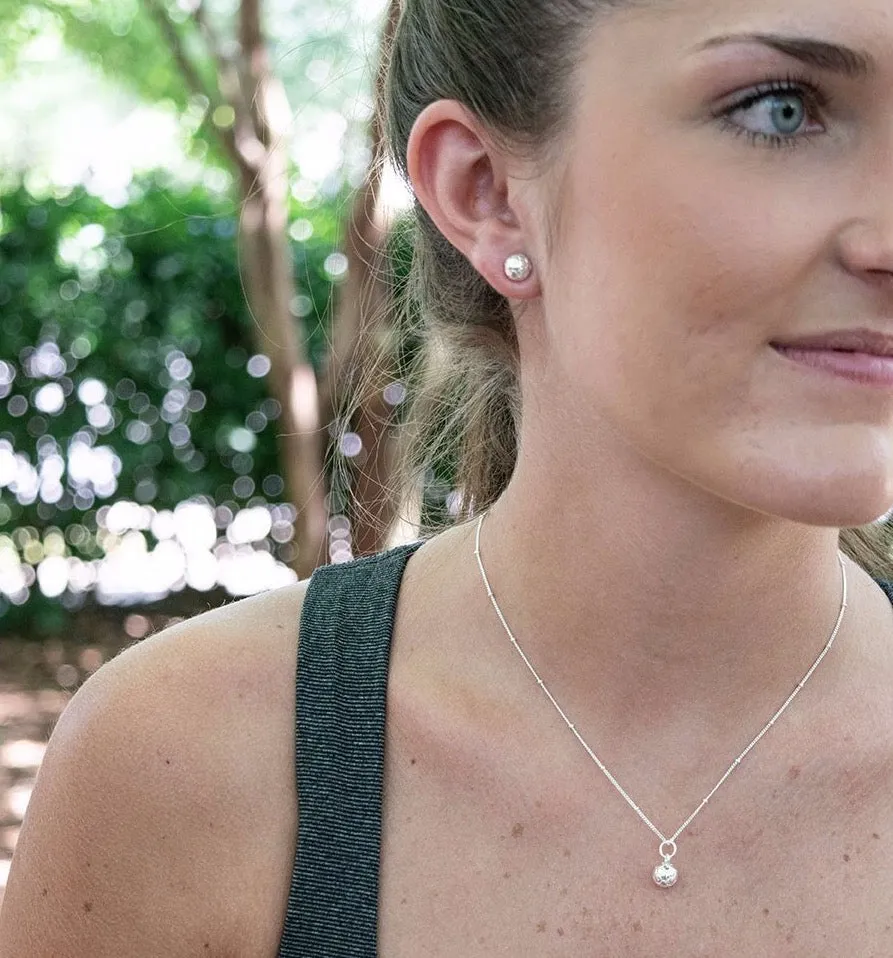 CC Sport Soccer Necklace and Earring Gift Set