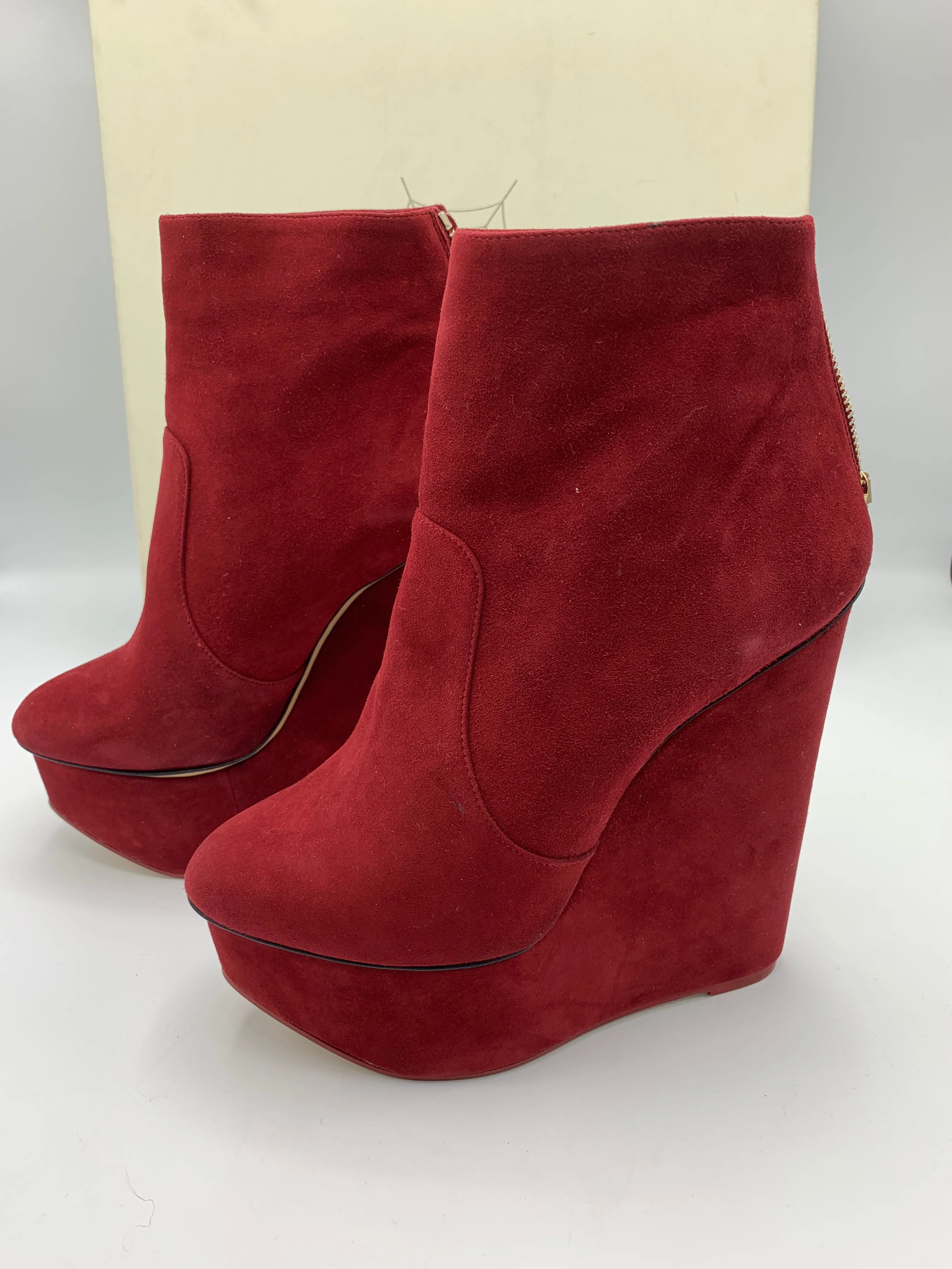Charlotte Olympia Bowie Platform Ankle Boots