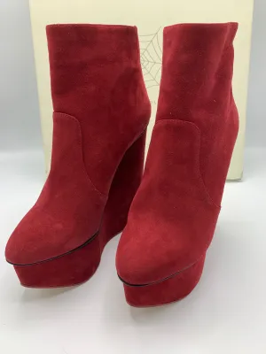 Charlotte Olympia Bowie Platform Ankle Boots