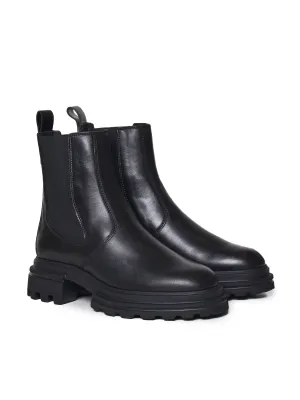 Chelsea Ankle Boots Black Leather