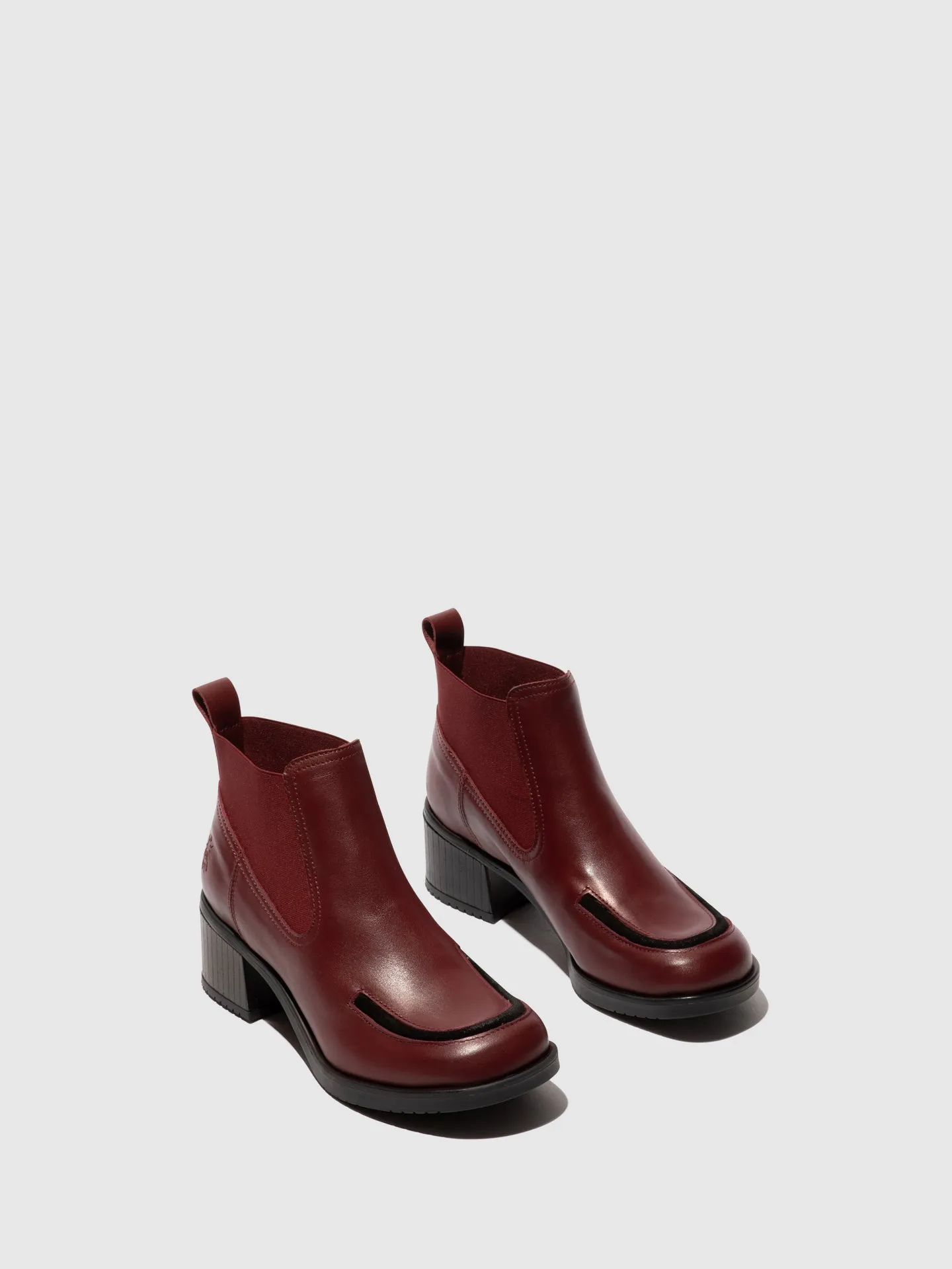 Chelsea Ankle Boots KATH016FLY WINE/BLACK