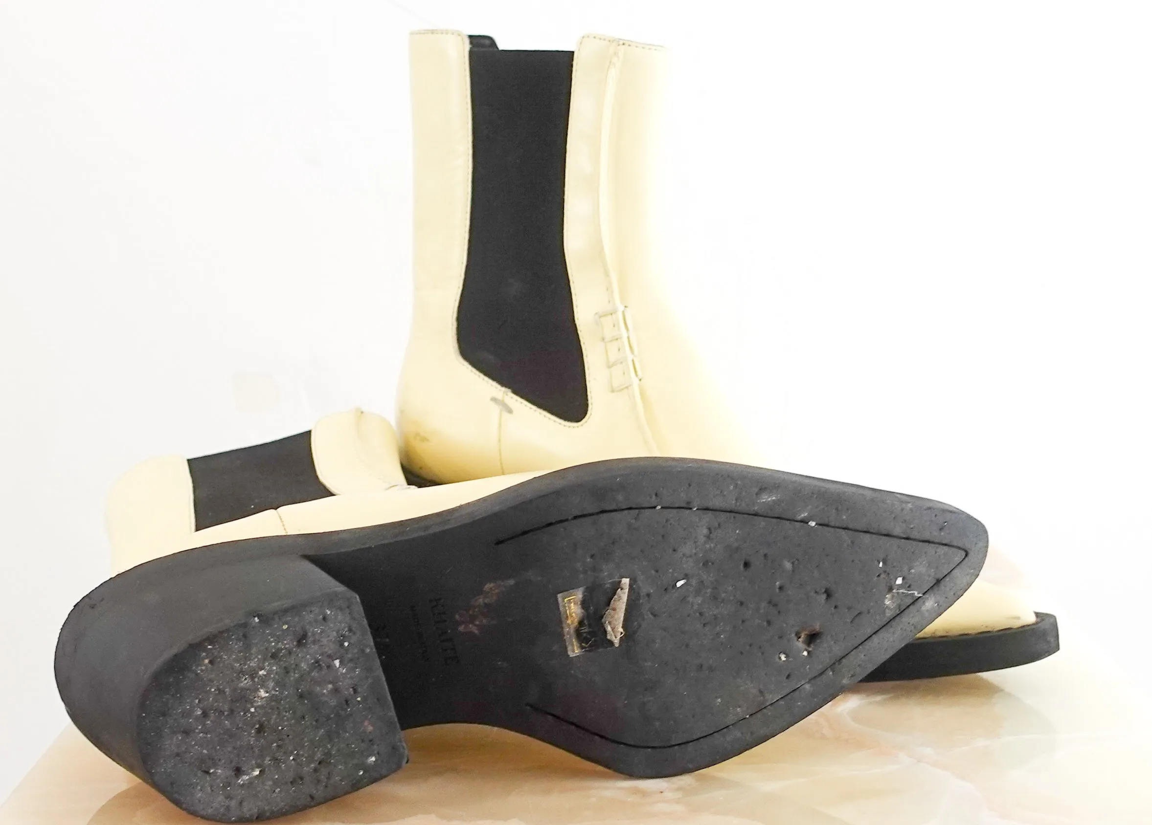 Chelsea cream boots RRP £350 (final sale)