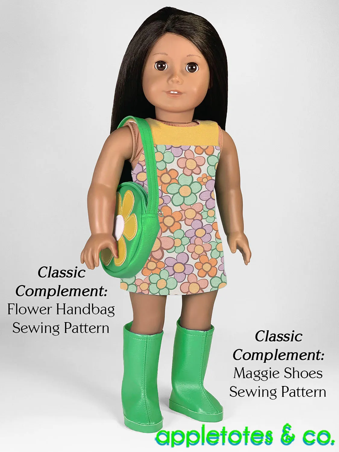 Cindy Dress 18 Inch Doll Sewing Pattern