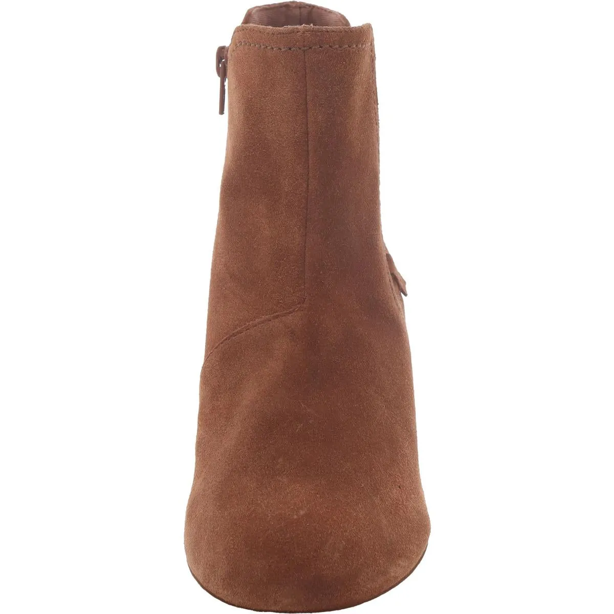 Clarks Womens Faux Suede Block Heel Chelsea Boots