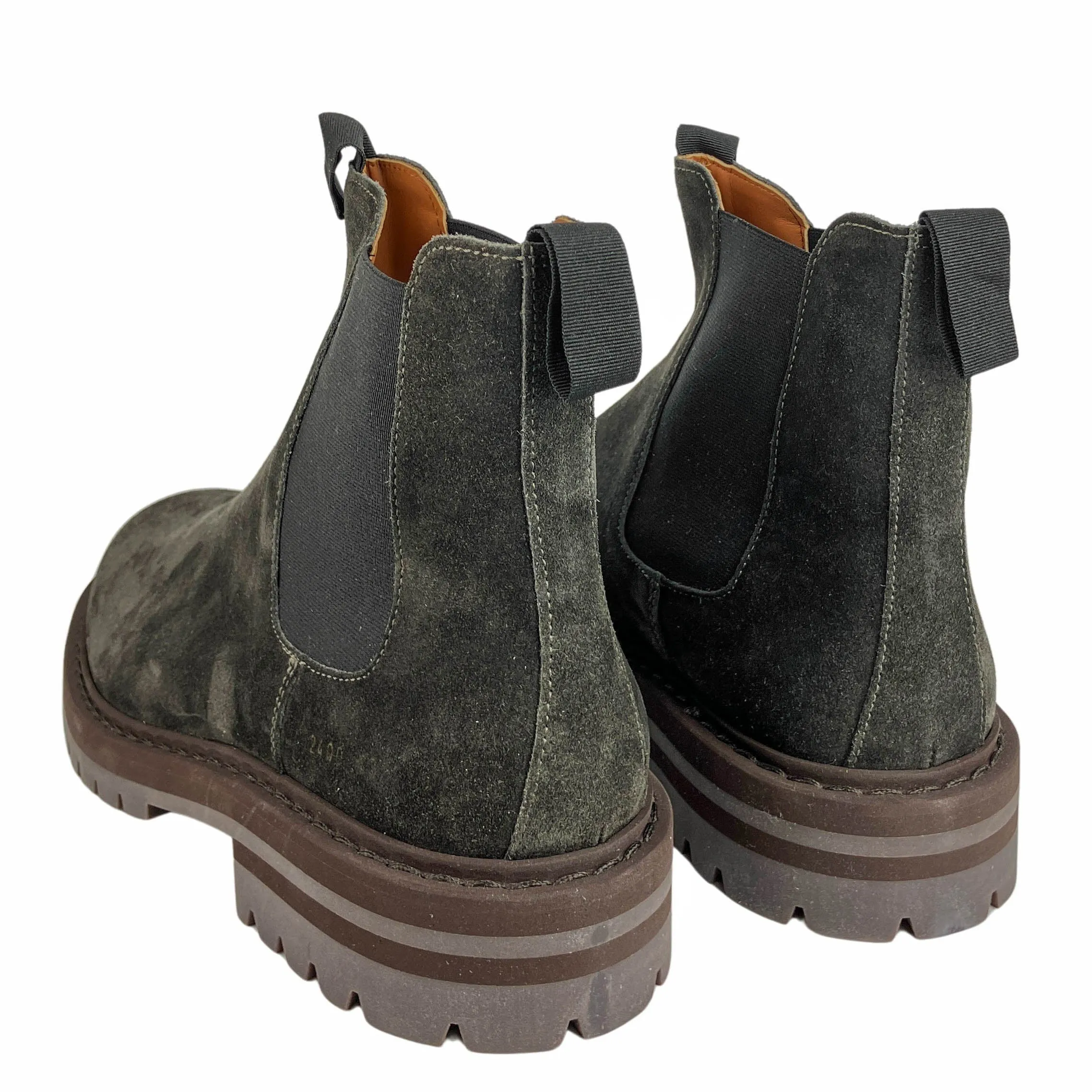 Common Projects Chelsea Suede Boots in Black