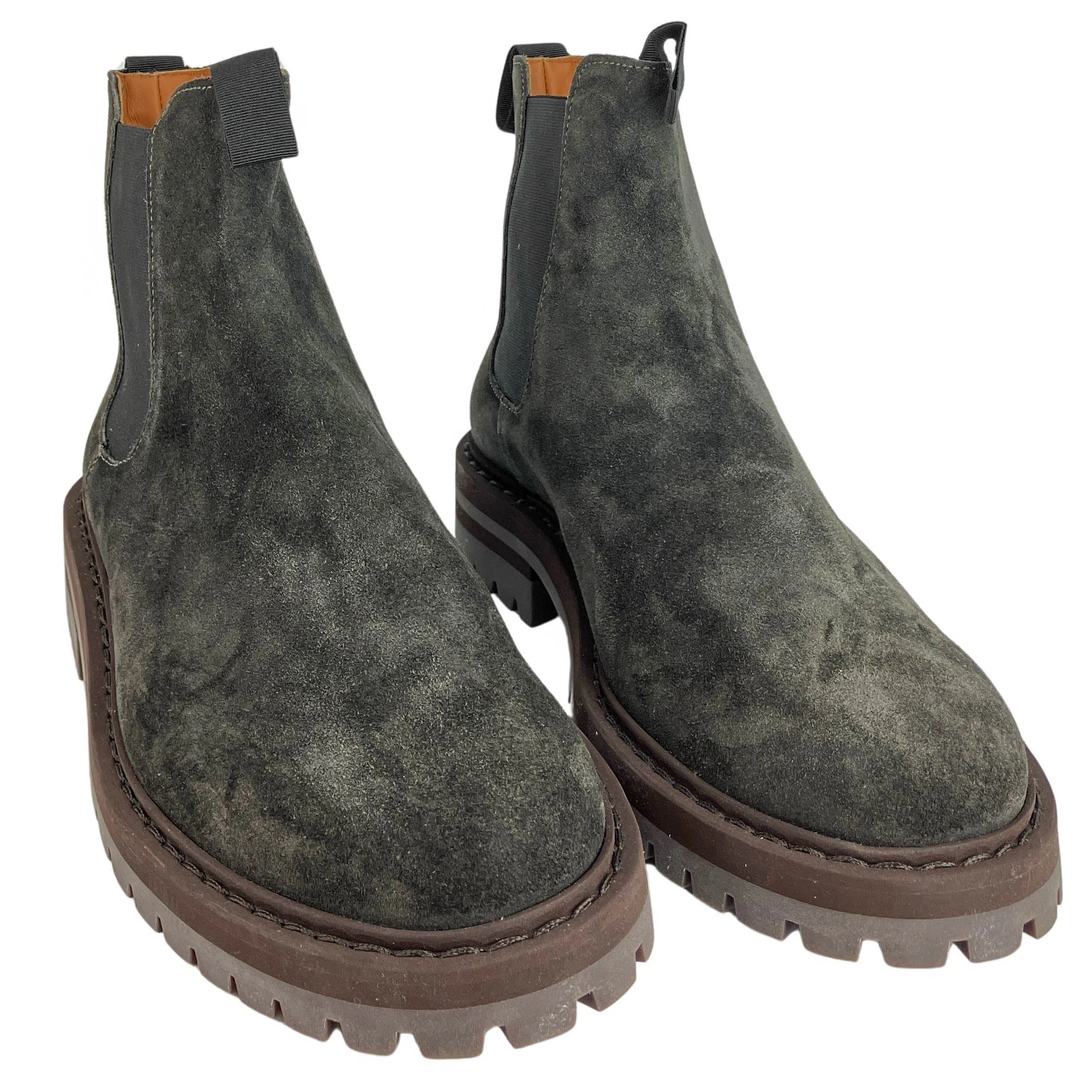 Common Projects Chelsea Suede Boots in Black