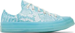 Converse Golf Wang x Chuck 70 Low Blue Python sneakers, blue