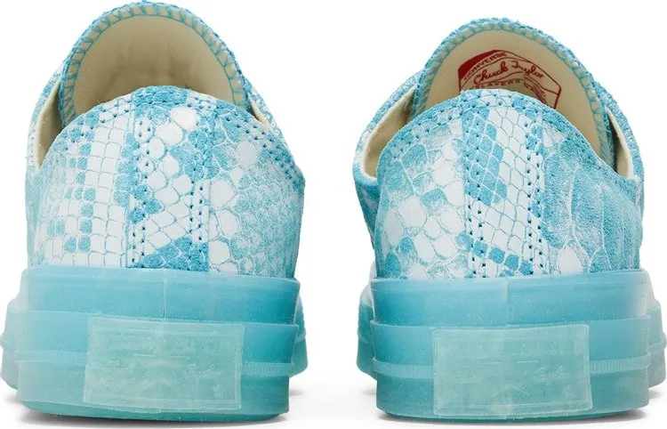 Converse Golf Wang x Chuck 70 Low Blue Python sneakers, blue
